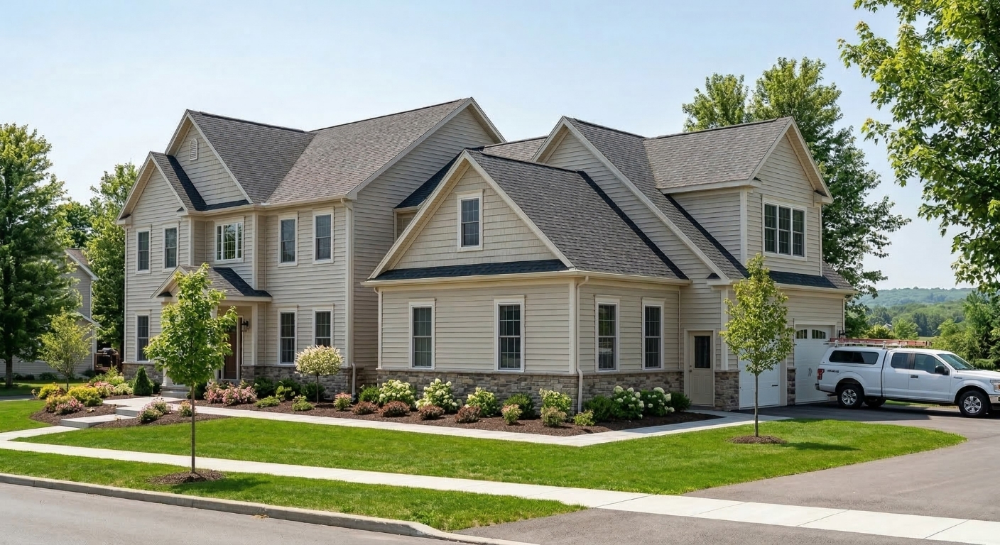 Seamless home addition built by WeBuild CNY general contractors in Auburn NY