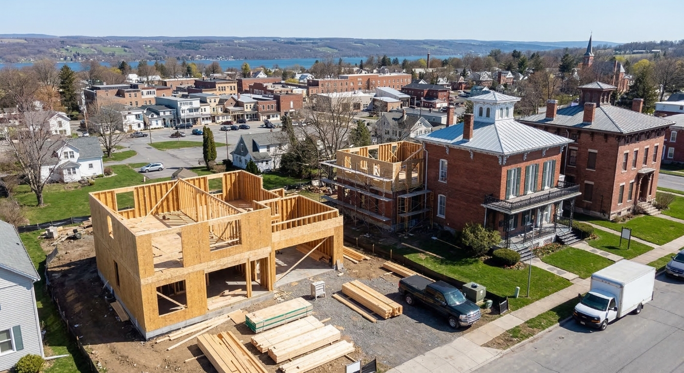 New build construction and custom home additions in Waterloo NY