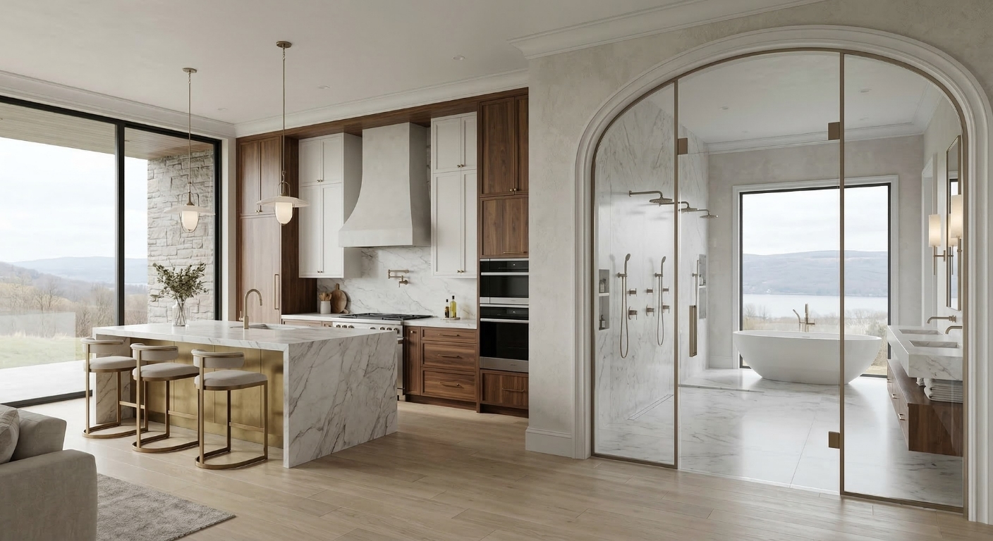 High-end luxury kitchen and bathroom remodeling in Waterloo, New York