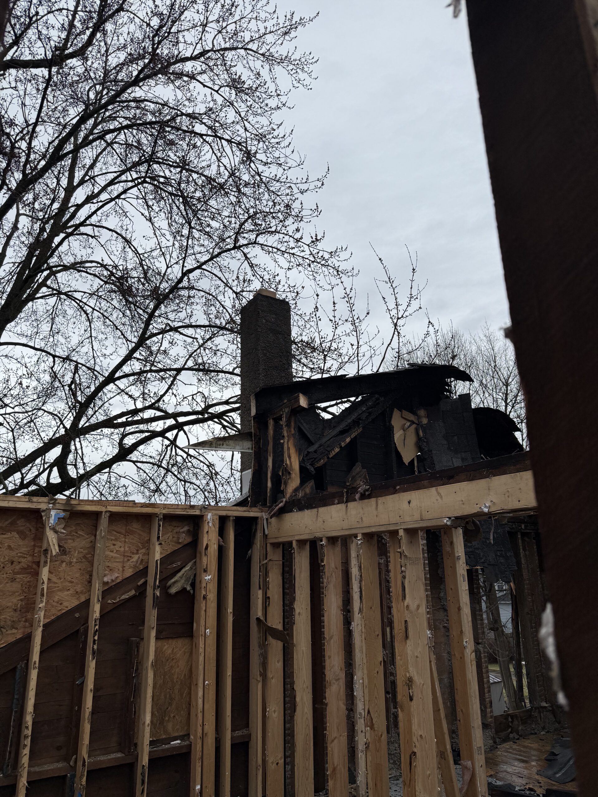Severe structural and smoke damage caused by an attic fire in an Auburn NY residential home