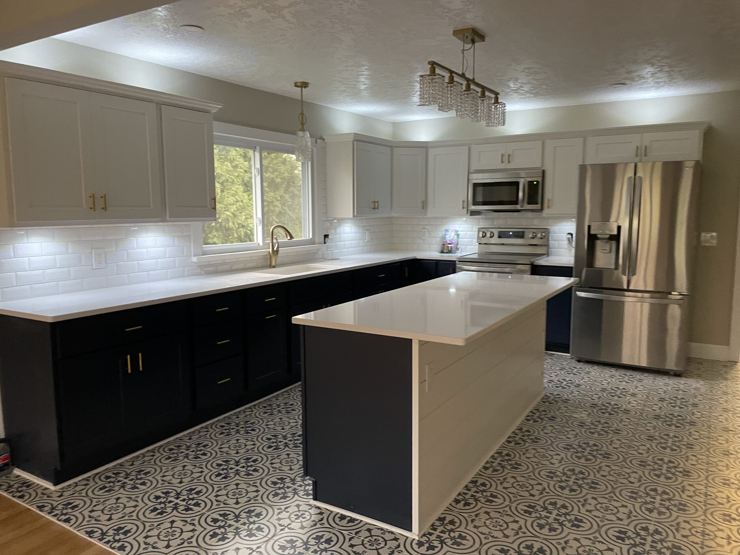 Stunning open concept kitchen and living room remodel in Auburn, NY by WeBuild CNY