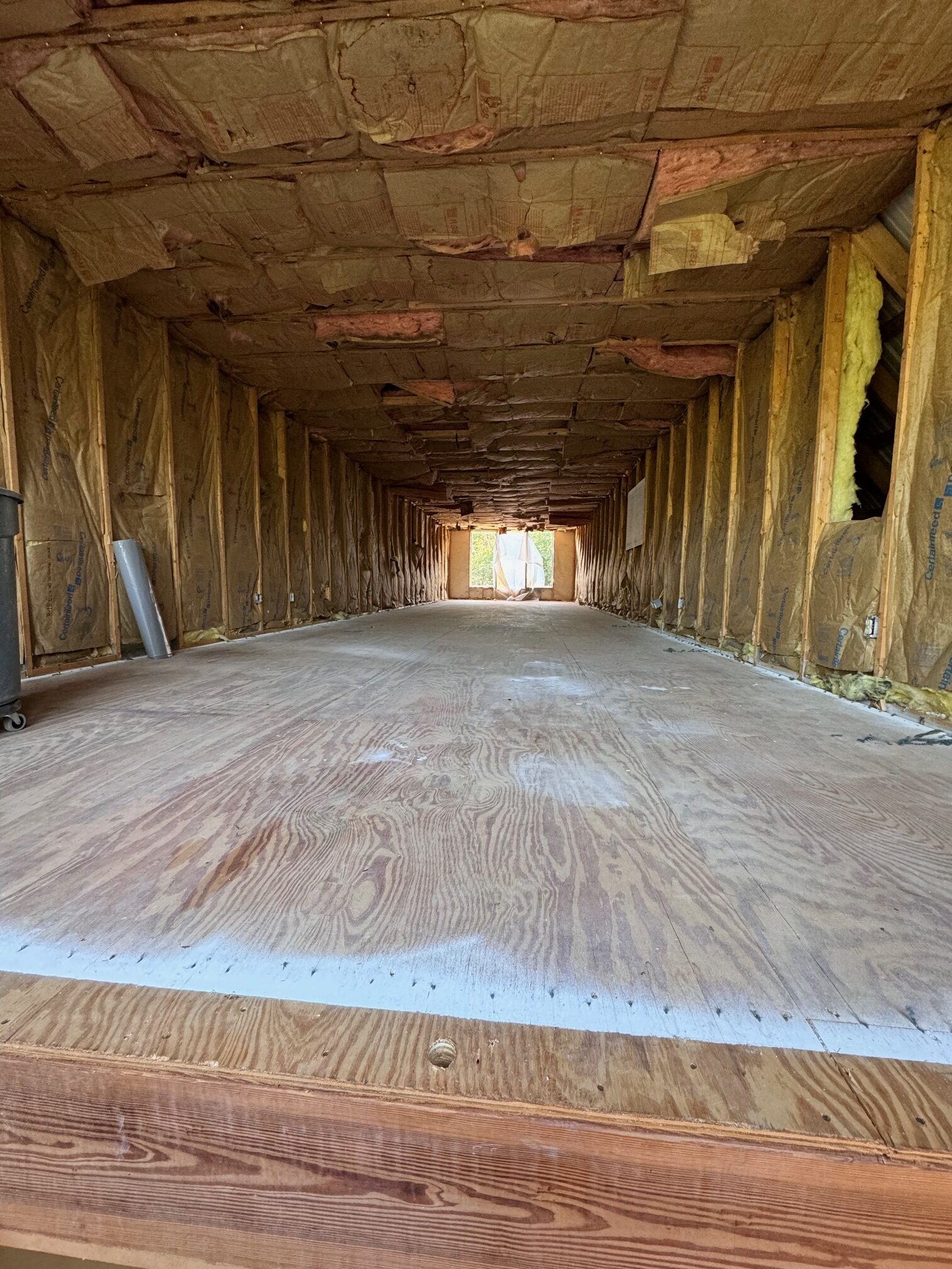 Initial structural assessment of the Cayuga County property prior to major renovation