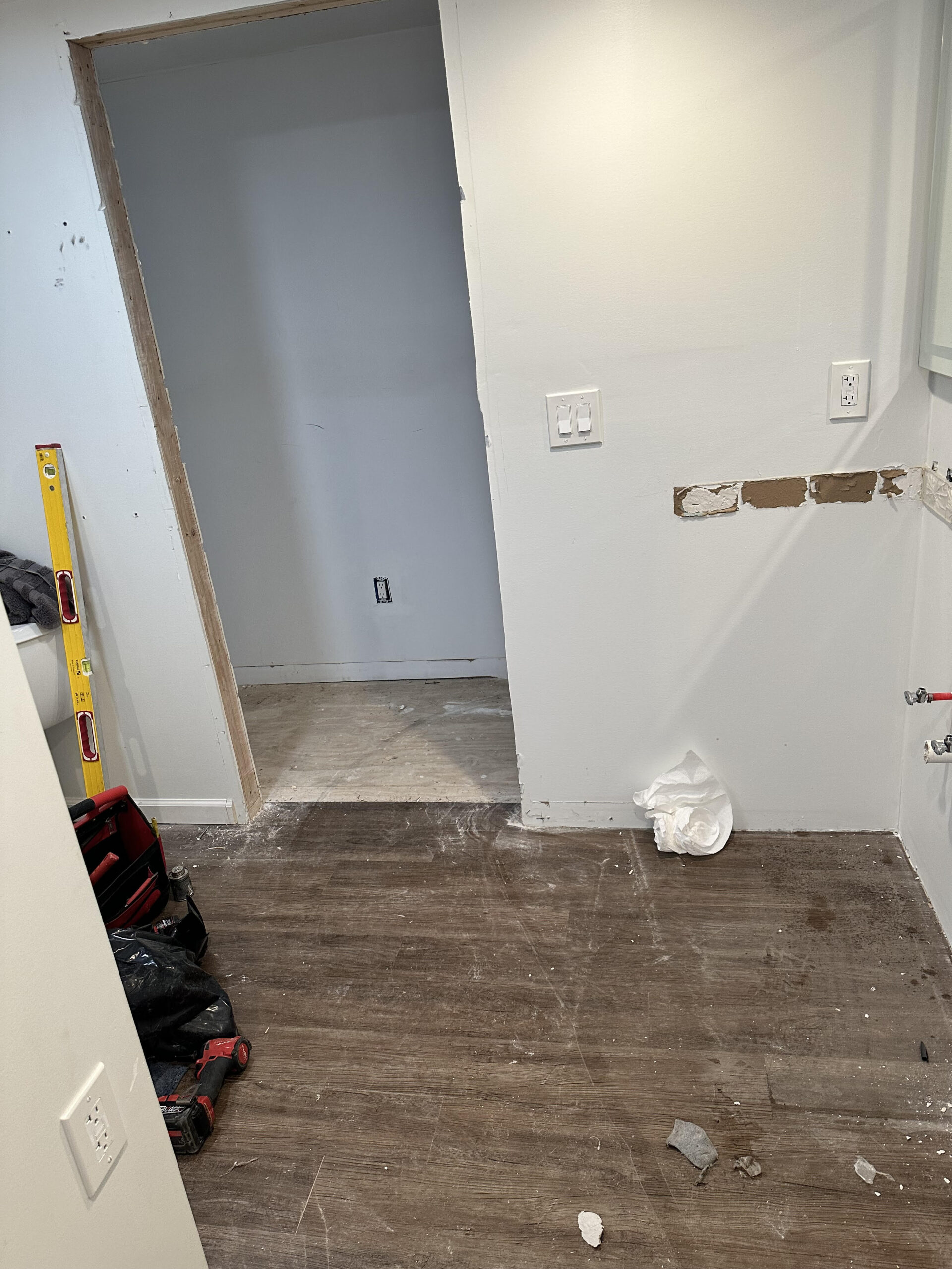 Original, cramped kitchen requiring a full gut and modern remodel