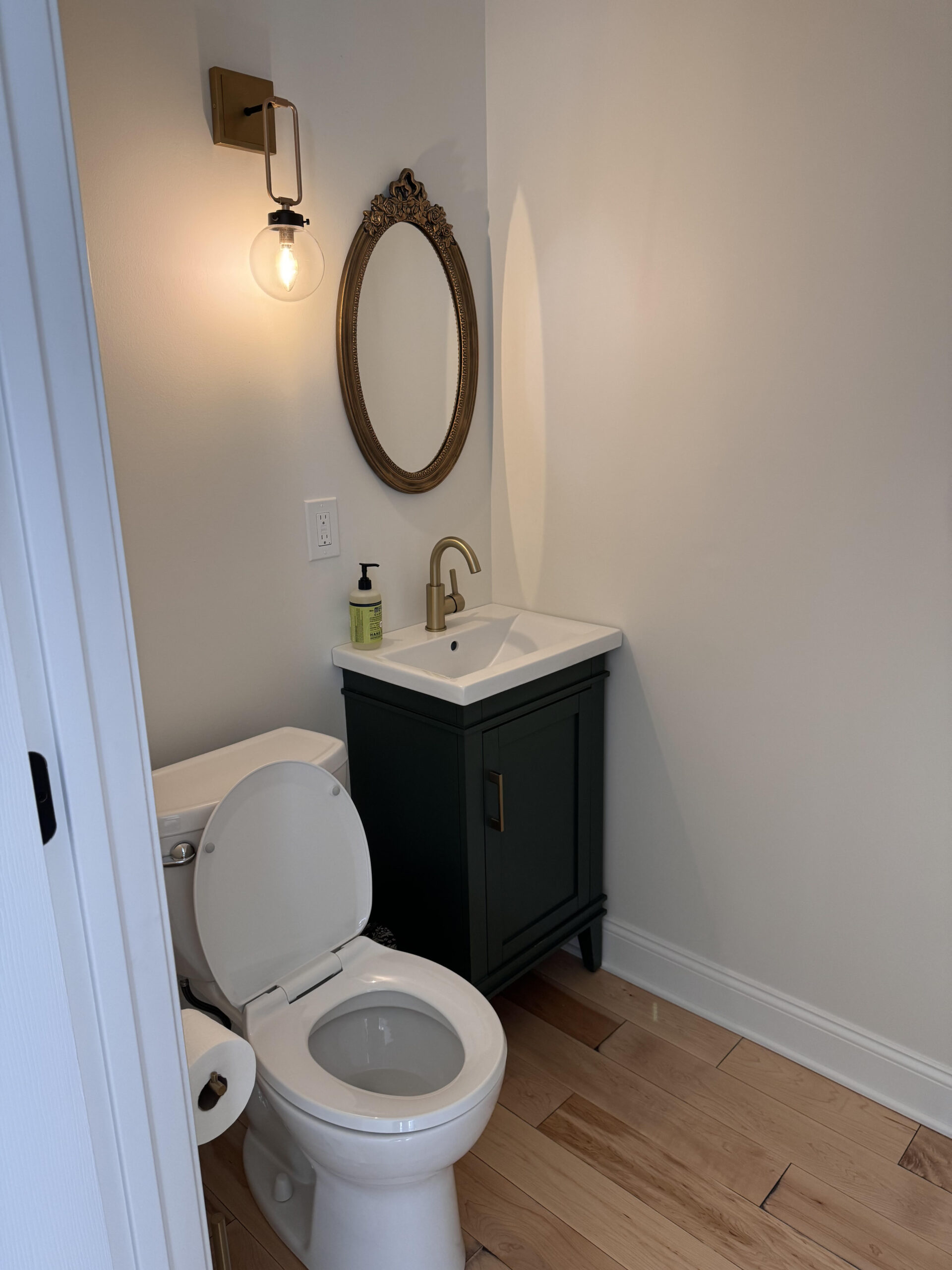 Custom interior finishes and woodwork in a completely remodeled rental home