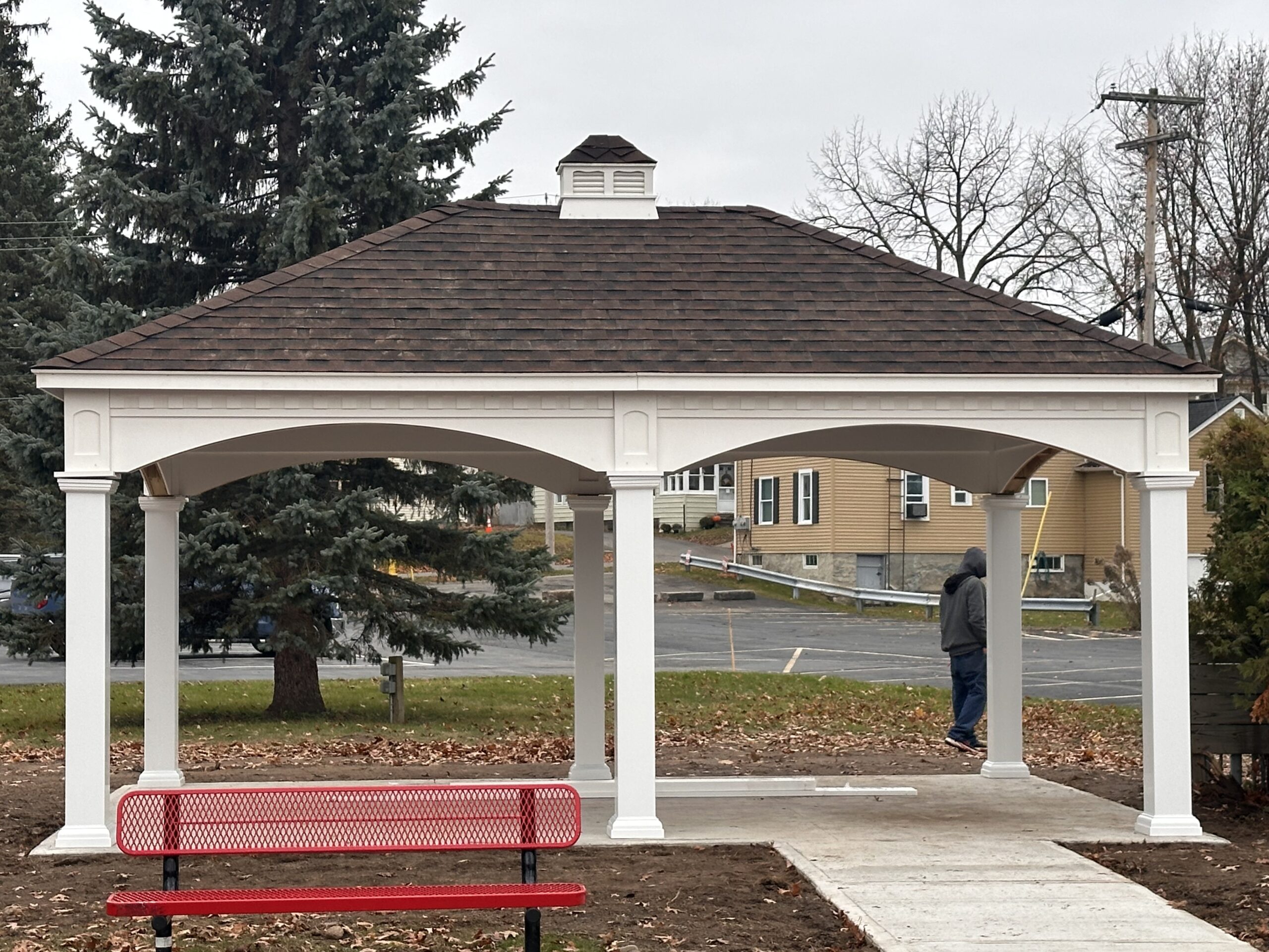 Finished commercial outdoor structure ready for community use in Mattydale NY