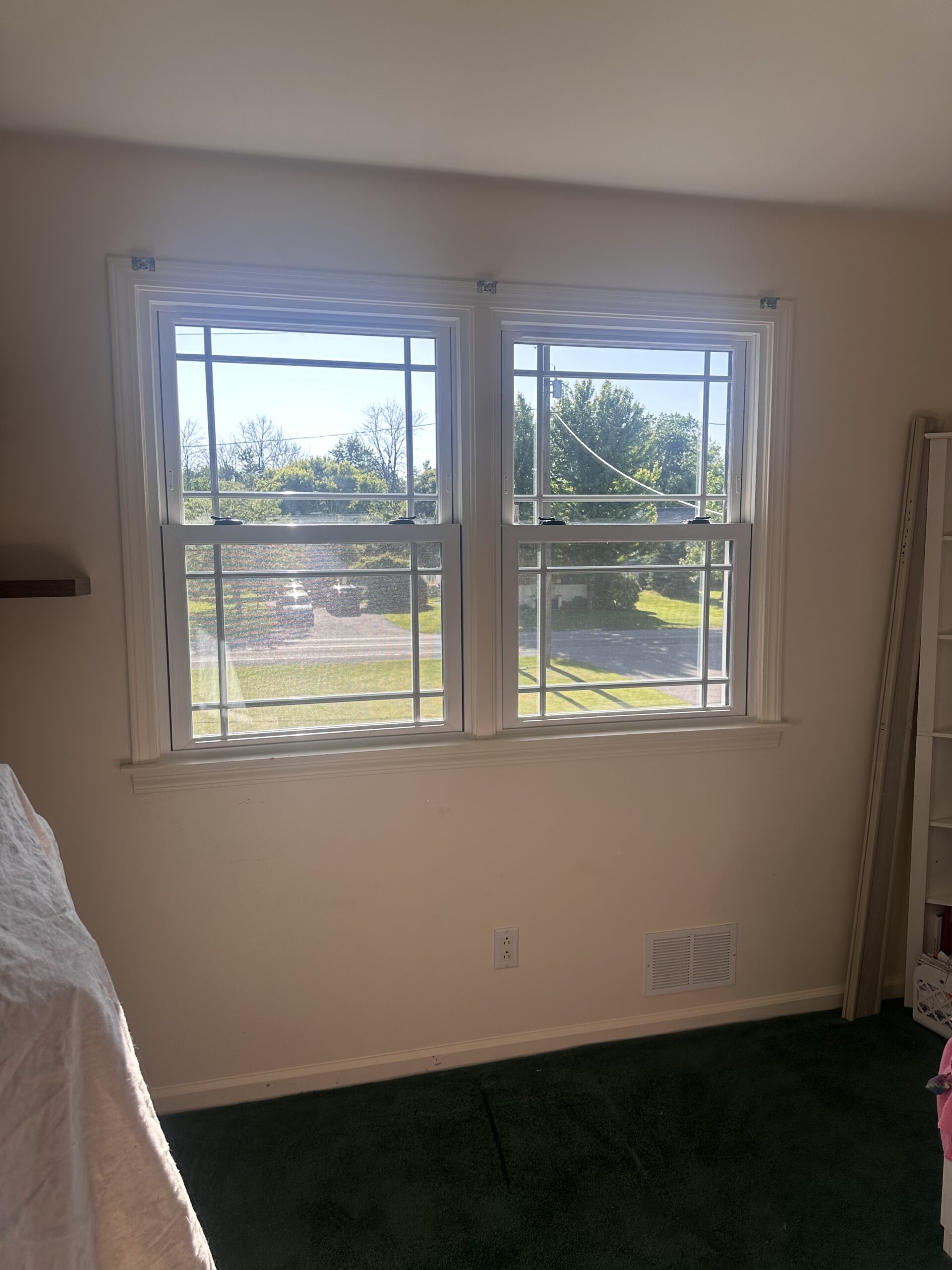 Seamless exterior window trim and finish work completed by local general contractors