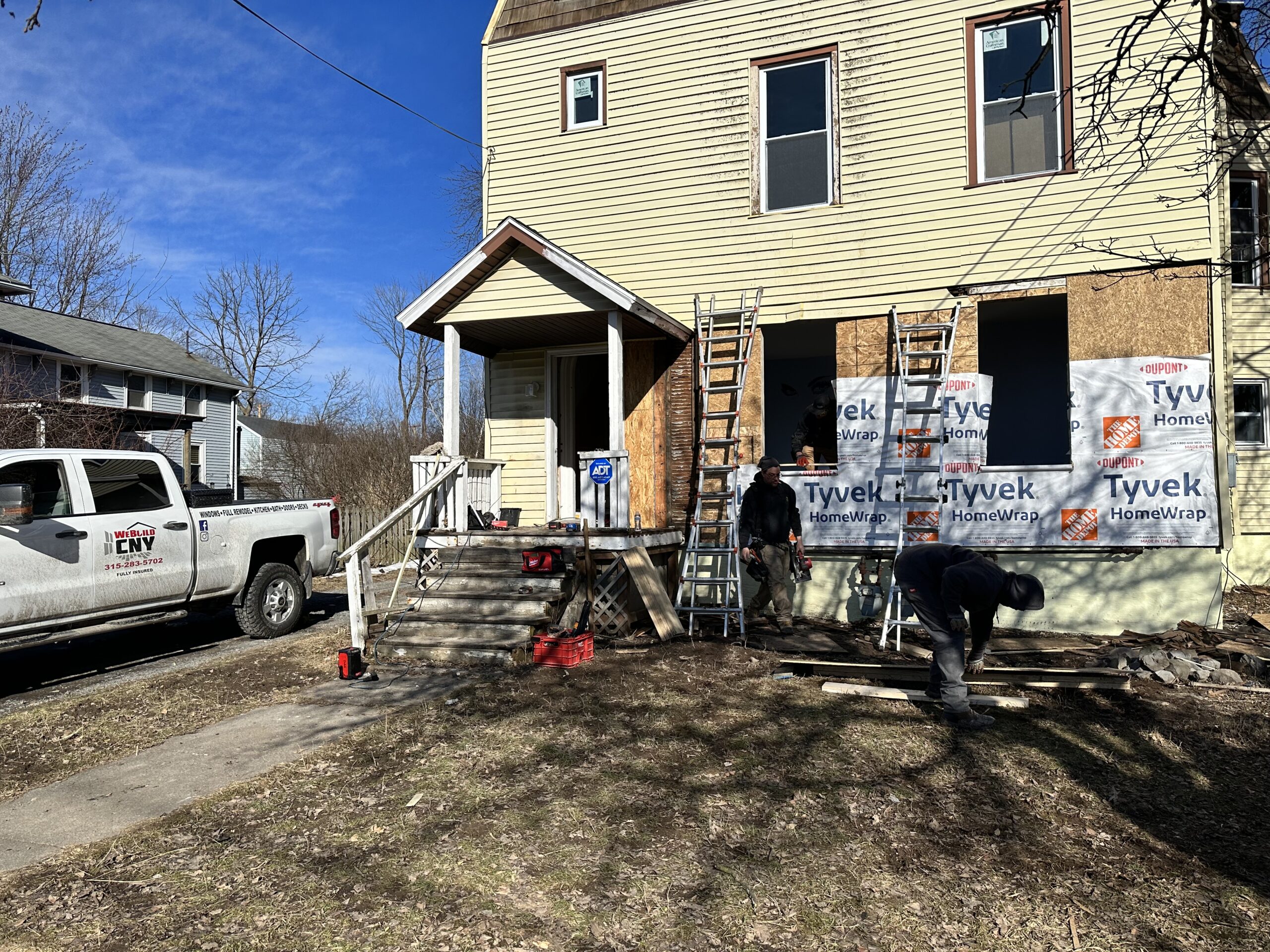 02 Before Condemned Apartment Building Remodel